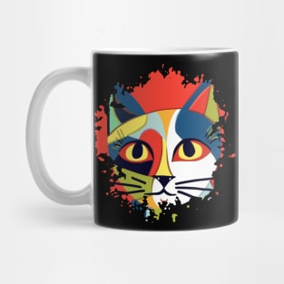 Picasso Cat Mug